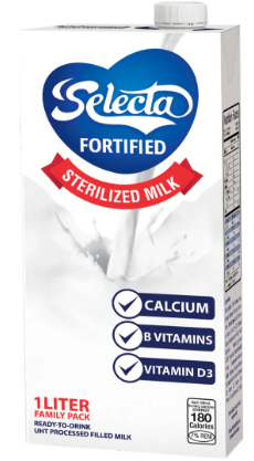 Selecta Fortified Sterilized Milk 245ml